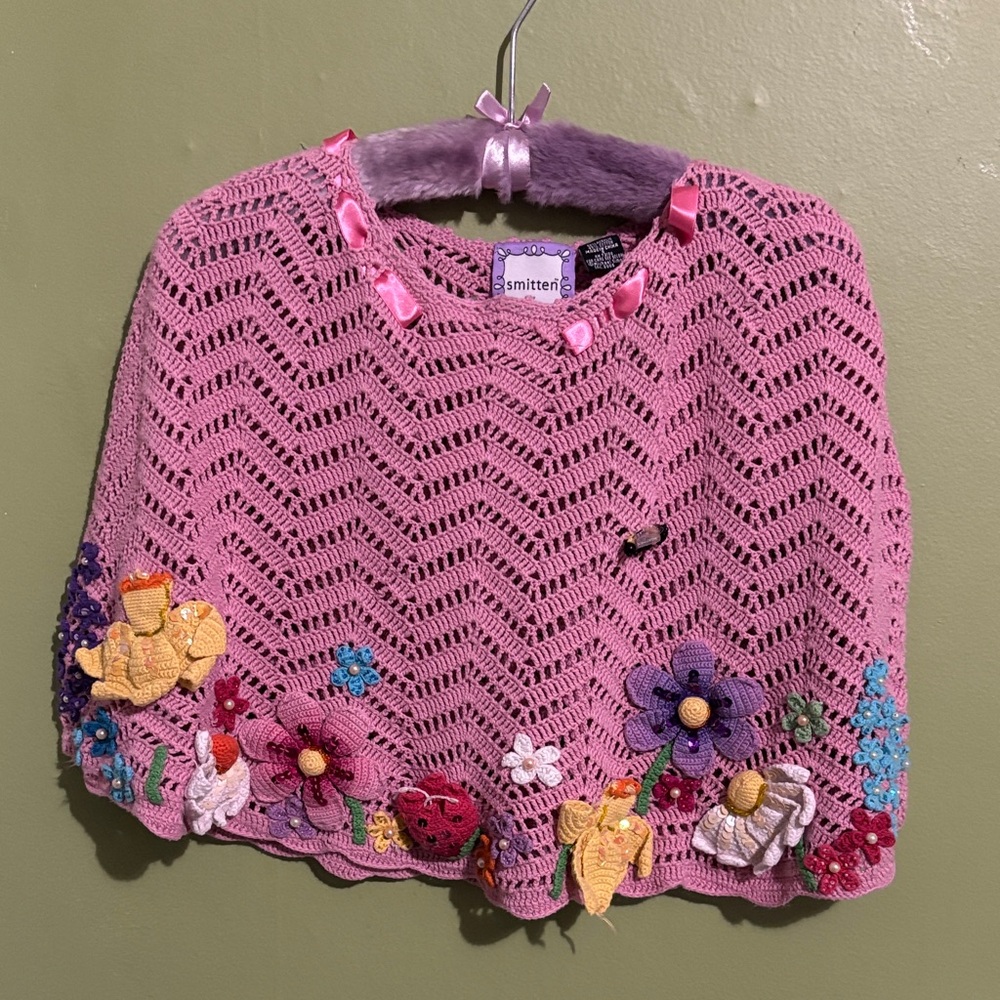 Beaded poncho